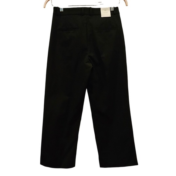 Banana Republic Sloan Straight Ankle Pant Black High Rise Size 4 New - Picture 2 of 5